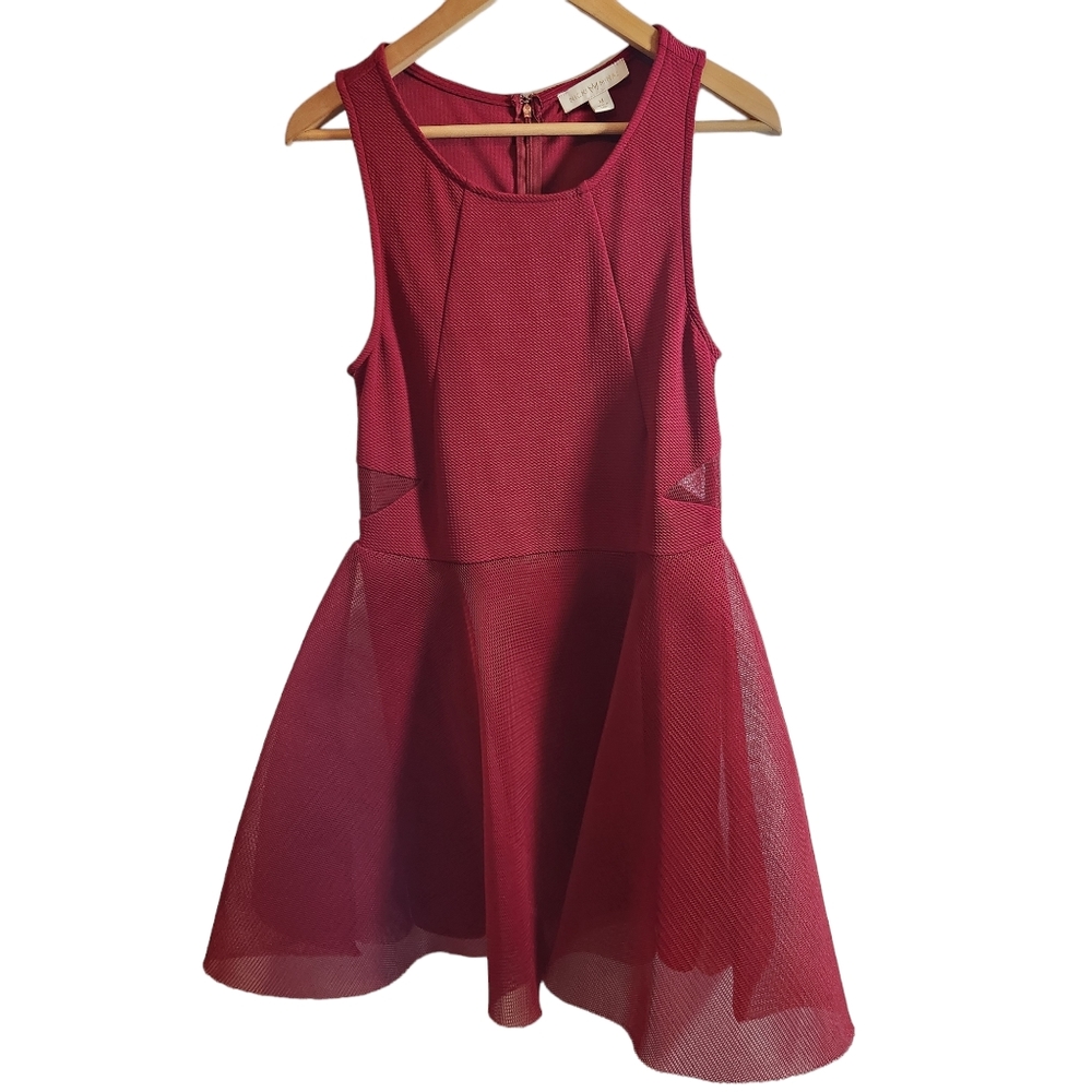 Nicki Minaj Women Red Tulle & Kit Awesome Cocktail Dress